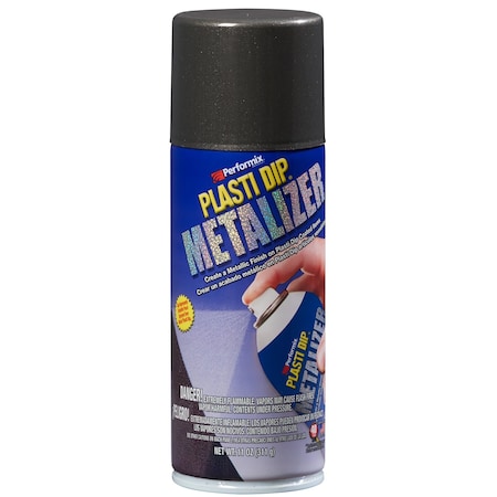 Performix Plasti Dip Metalizer Satin Graphite Pearl Multi-Purpose Rubber Coating 11 oz oz 11287-6